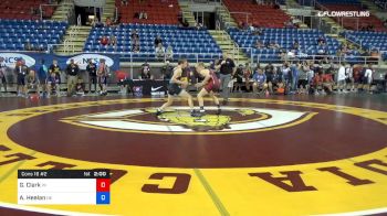 106 lbs Cons 16 #2 - Greyson Clark, Wisconsin vs Archer Heelan, Nebraska