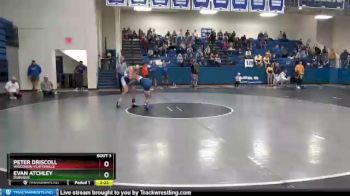 165 lbs Champ. Round 1 - Peter Driscoll, Wisconsin-Platteville vs Evan Atchley, Dubuque