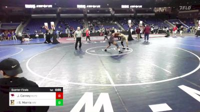 138 lbs Quarterfinal - Josiah Carney, Milford [MA] vs Shea Morris, Haverhill