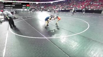 Girls 107 lbs Cons. Round 1 - Aaleeh Le, Wausau West-Girls vs Destiny Loss, Hartford Union-Girls