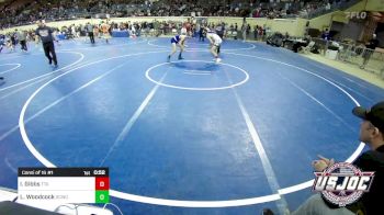 119 lbs Consi Of 16 #1 - Immanuel Gibbs, Texas Takedown Academy vs Logan Woodcock, Deer Creek Wrestling Club