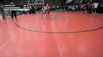 165 lbs Cons. Round 6 - Callum Mccormack, Buford vs Oliver Phillips, Baylor