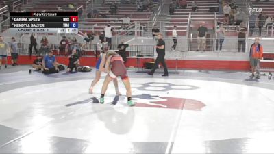 110 lbs Champ. Round 3 - Danika Spets, Wisconsin vs Kendyll Salyer, The Barn Athletic Club LLC