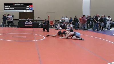 126 lbs Cons. Rd Of 16 - Max Lu, Haverford Wrestling Club vs Owen Vigue, USA Wrestling Maine