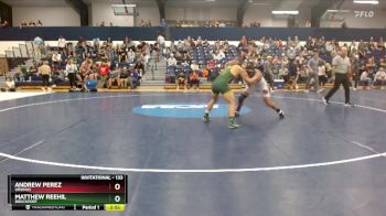 133 lbs Cons. Round 3 - Andrew Perez, Ursinus vs Matthew Reehil, Brockport