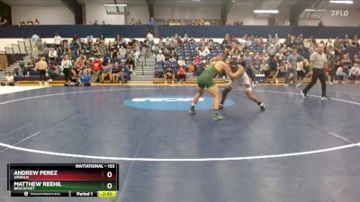 133 lbs Cons. Round 3 - Andrew Perez, Ursinus vs Matthew Reehil, Brockport