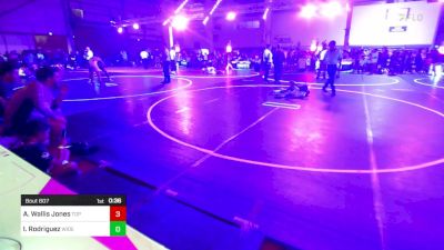 46 lbs Round Of 16 - Ameer Wallis Jones, Top Rank Hammers vs Iason Rodriguez, Widefield WC