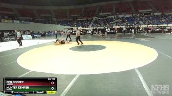 3A-152 lbs 1st Place Match - Hunter Kemper, Burns vs Ben Cooper, Sisters