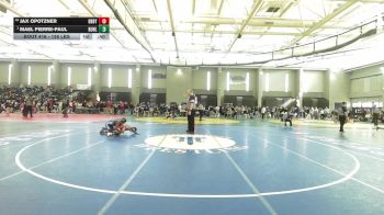 126 lbs Consi Of 8 #2 - Jax Opotzner, Derby/Oxford/Holy Cross vs Mael Pierre-Paul, Bunnell