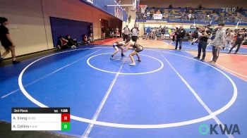 106 lbs 3rd Place - Andrew Xiong, Dark Cloud Wrestling Club vs Ayden Collins, R.A.W.