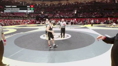 113 lbs Quarters - Bodey Gibbs, Columbia vs Jaxten DeWeese, Tinora