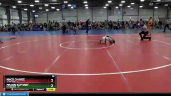 56 lbs Round 1 - Knox Chavez, Team USA vs Mason Kephart, PA Yellow