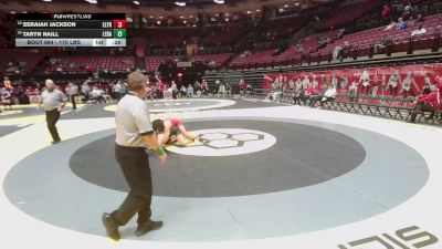 170 lbs Cons. Sub-quarters - Seraiah Jackson, Elyria vs Taryn Naill, Lebanon