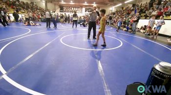 70 lbs Quarterfinal - Rowden Benavidez, Collinsville Cardinal Youth Wrestling vs Brayden Otero, Team Tulsa Wrestling Club