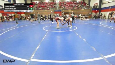 126 lbs Consi Of 4 - Elijah Adams, Jenks vs Josiah Williby, Tulsa Union