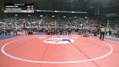 3A-106 lbs 1st Place Match - Jonathan Hine, Powell vs Bobby Hernandez, Cody