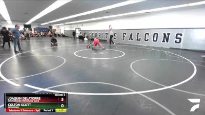 149 lbs Round 4 - Joaquin Delatorre, Youngblood Wrestling Club vs Colton Scott, Moorpark