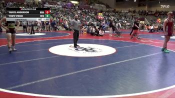 4A 190 lbs Semifinal - Tripp Price, Pottsville vs Guice Anderson, Mena