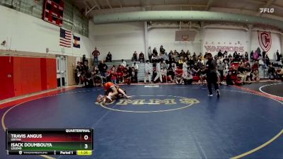 106 lbs Quarterfinal - Travis Angus, Uintah vs Isack Doumbouya, Legend