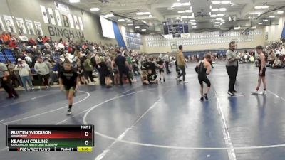 85 lbs Quarterfinal - Rusten Widdison, Hook`Em W. C. vs Keagan Collins, Sanderson Wrestling Academy