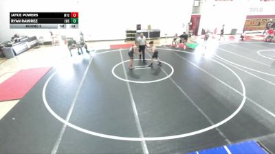 120 lbs Round 5 - Ryan Ramirez, Lobos Wrestling Club vs Jayce Powers, MTC