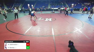 165 lbs Consi Of 16 #1 - Nels DeAlmeida, Pinkerton Academy vs Kellen Remley, Lincoln-Sudbury (HS)