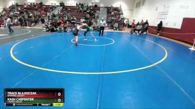 120 lbs Cons. Round 5 - Kash Carpenter, Lander Valley vs Trace Blajszczak, Natrona County