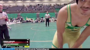 165 lbs 1st & 3rd (16 Team) - Konlin Weaver, Camden County vs Cristian Hernandez, Buford HS