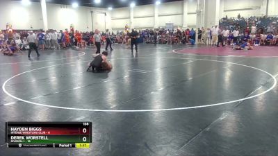 138 lbs Round 1 (6 Team) - Hayden Biggs, Intense Wrestling Club vs Derek Worstell, Division-1