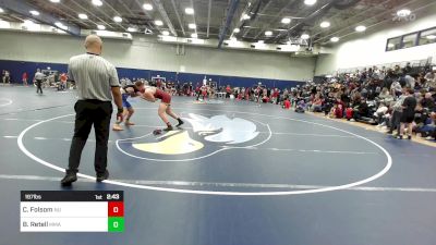 197 lbs Consi Of 16 #2 - Chris Folsom, Norwich vs Brice Retell, Maine Maritime Academy (NCAA)