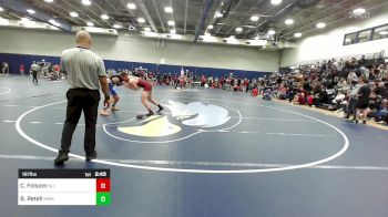 197 lbs Consi Of 16 #2 - Chris Folsom, Norwich vs Brice Retell, Maine Maritime Academy (NCAA)