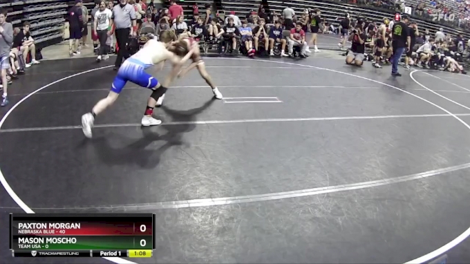 125 lbs Round 3 (6 Team) - Paxton Morgan, Nebraska Blue vs Mason Moscho ...