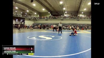 95 lbs Cons. Round 3 - Lucas Taylor, Nixa Youth Wrestling vs Jackson Farr, Titan Wrestling Institute