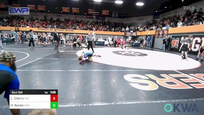 110 lbs Semifinal - Levi Cherry, Tuttle Wrestling Club vs Harley Nunez, Noble Takedown Club