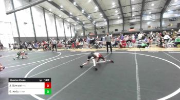 66 lbs Quarterfinal - Joshua Sawyer, Mat Demon WC vs Gunner Kelly, Team Aggression