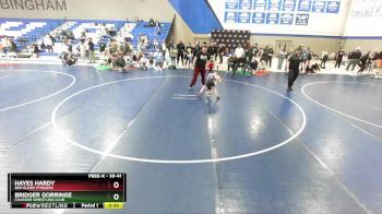 39-41 lbs Round 2 - Bridger Gorringe, Charger Wrestling Club vs Hayes Hardy, Box Elder Stingers