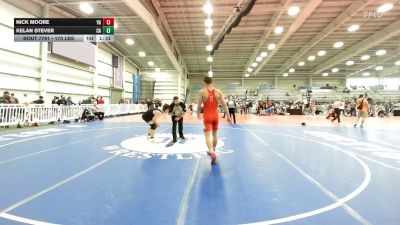 170 lbs Round Of 16 - Nick Moore, VA vs Kelan Stever, CA