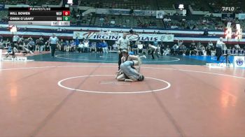 126 lbs Semis & Wb (16 Team) - Will Bowen, Westfield vs Owen O`leary, Ridge