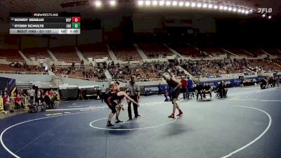 D1-157 lbs Champ. Round 1 - Ryder Schulte, Liberty High School vs Rowdy Benear, Brophy College Preparatory