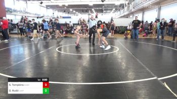 140 lbs Quarterfinal - Spencer Tompkins, Guerrilla Wrestling Academy vs David Rudd, Level Up