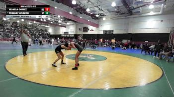 110 lbs Champ. Round 3 - Monica Gomez, Mater Dei vs Trinady Orozco, Newbury Park