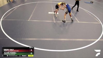 102 lbs Cons. Round 4 - Brody Daly, Prior Lake Wrestling Club vs Oliver Powell, Kasson-Mantorville