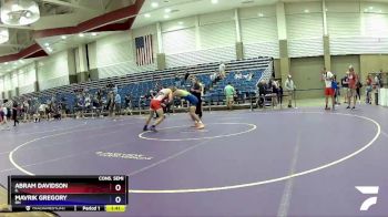 160 lbs Cons. Semi - Abram Davidson, IL vs Mavrik Gregory, OH