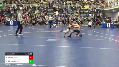 108 lbs Round Of 16 - Brody Brown, Chartiers Valley vs Landon Piovarchy, Rogue