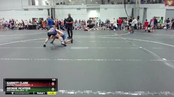 126 lbs Semis (4 Team) - Garrett Clark, Whitted Trained Dynasty vs George McAteer, New England Gold