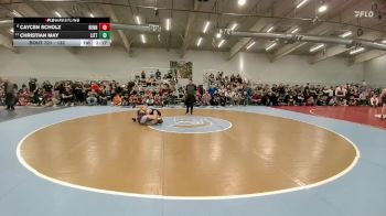 132 lbs Champ. Round 3 - Christian May, Littleton vs Caycen Scholz, Bennett