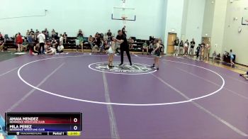 75-81 lbs Round 1 - Amaia Mendez, Reverence Wrestling Club vs Mila Perez, Reverence Wrestling Club