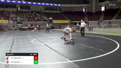 184 lbs Consi Of 8 #2 - David Darroch, Washington State vs Graham Carson, Ohio State WC