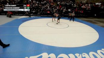 4A 190 lbs 5th Place Match - Carter Egbert, Mountain Crest vs Stockton Sondrup, Timpanogos