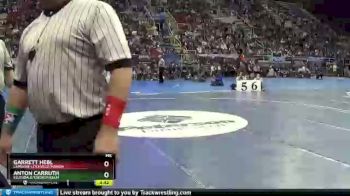 170 lbs 1st Place Match - Garrett Hebl, LaMoure-Litchville/Marion vs Anton Carruth, Ellendale/Edegely/Kulm